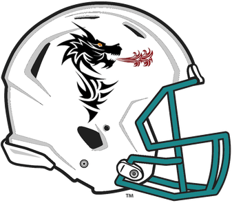 Dragons Football Logo - Upstate Dragons