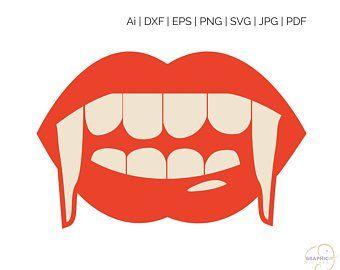 Vampire Mouth Logo - Vampire lips logo