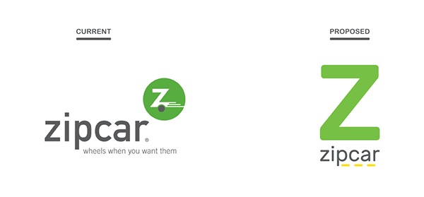 Zipcar App Logo - Zipcar Brand Proposal - Adobe Design Achievement Awards