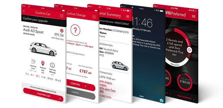 Avis New Logo - Car hire on the move with the Avis car hire app