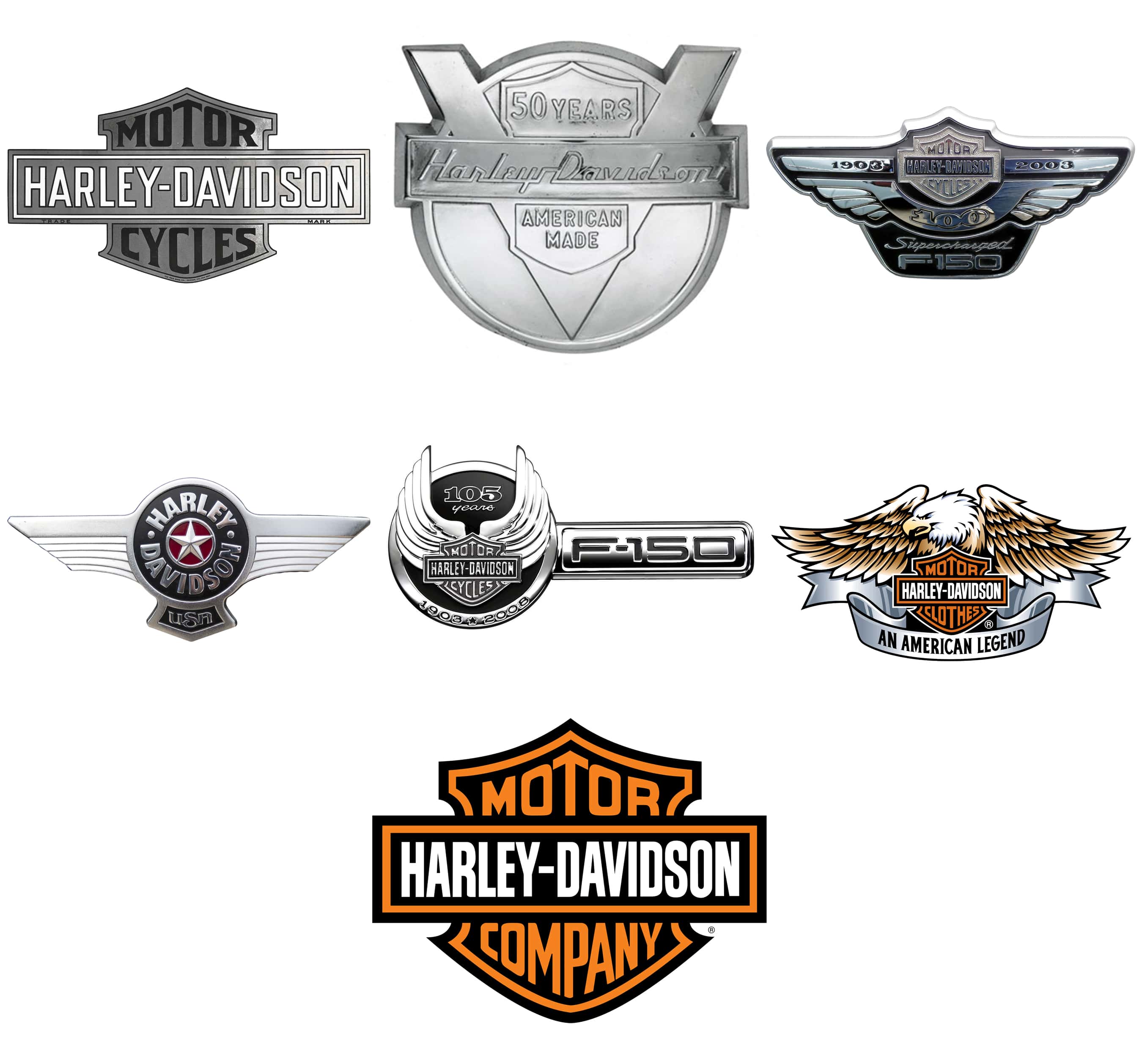 Motorcycle Brand Logo - Harley Davidson Logo