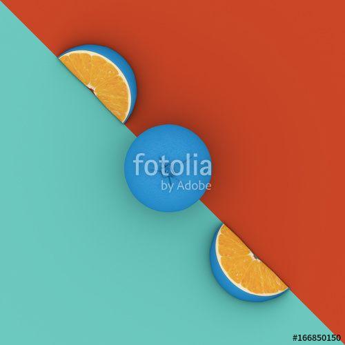 Red Diagonal Line Logo - Creative Concept fruit : Outstanding Grapefruit on turquoise and red ...