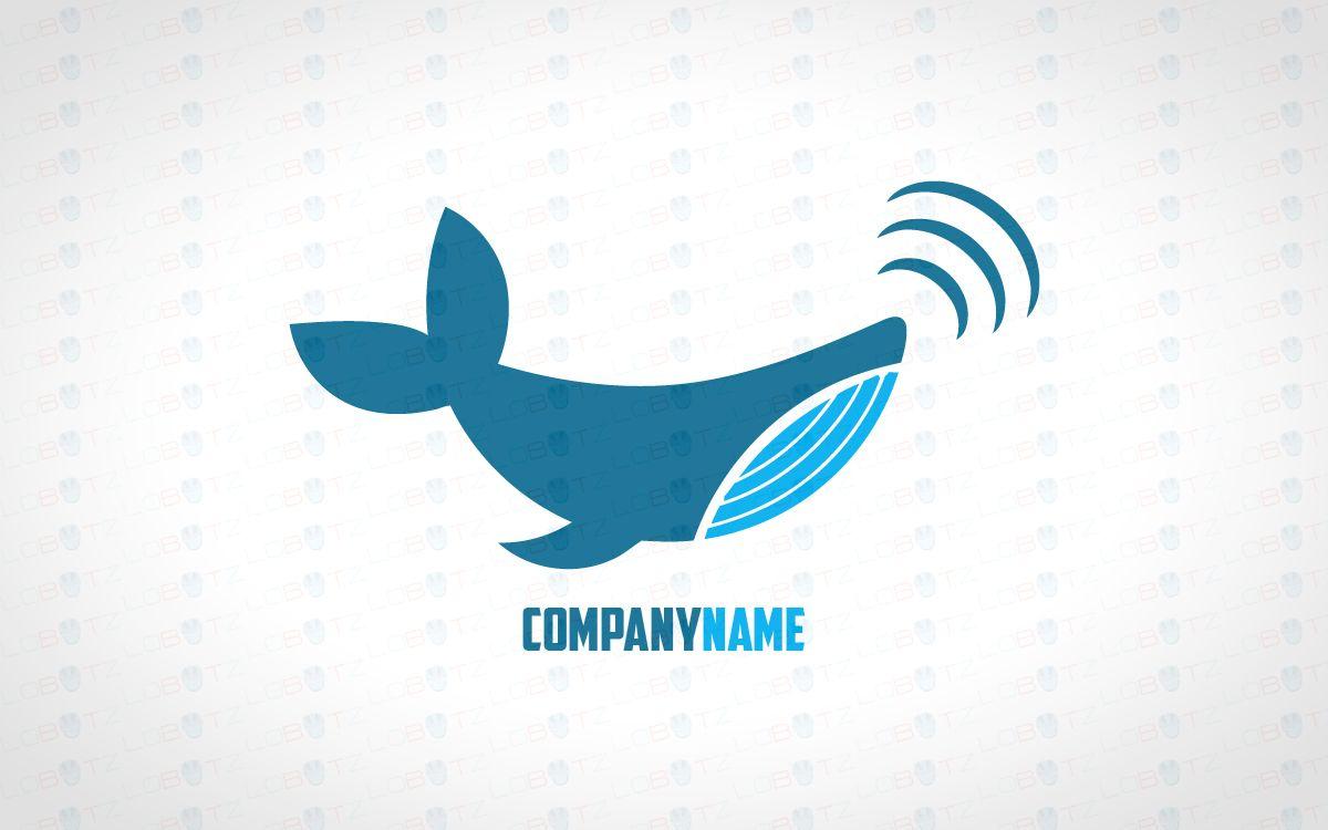 Whale Logo - Premium Whale Logo For Sale Modern Whale Logo - Lobotz