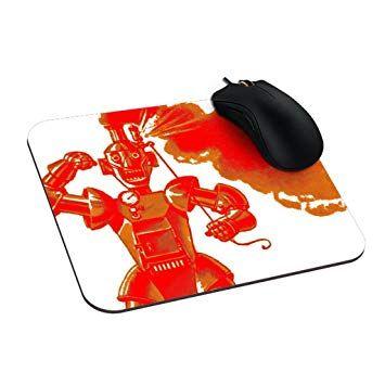 Red Mad Robot Logo - Photo Mouse Mats Milo Winter Blank 9.25 x 7.75 Mad robot blowing