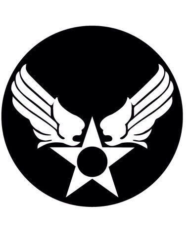 USAF Logo - Amazon.com: Hap Arnold USAF Logo Decal 5 inch White | Air Force ...