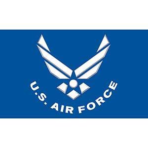 USAF Logo - Eagle Emblems Flag - USAF Logo II (EM-F1683) – Hahn's World of ...