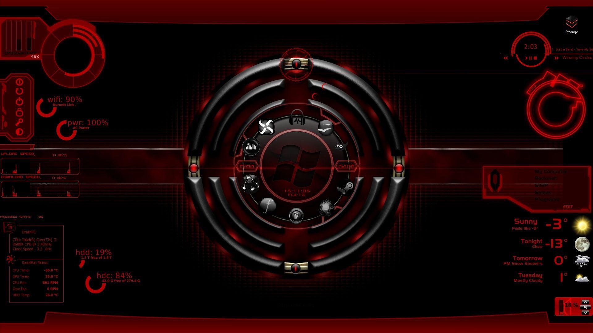 Black Windows Red Logo - Red Black Windows 7 | Red and Black | Places to visit, Wallpaper, Red