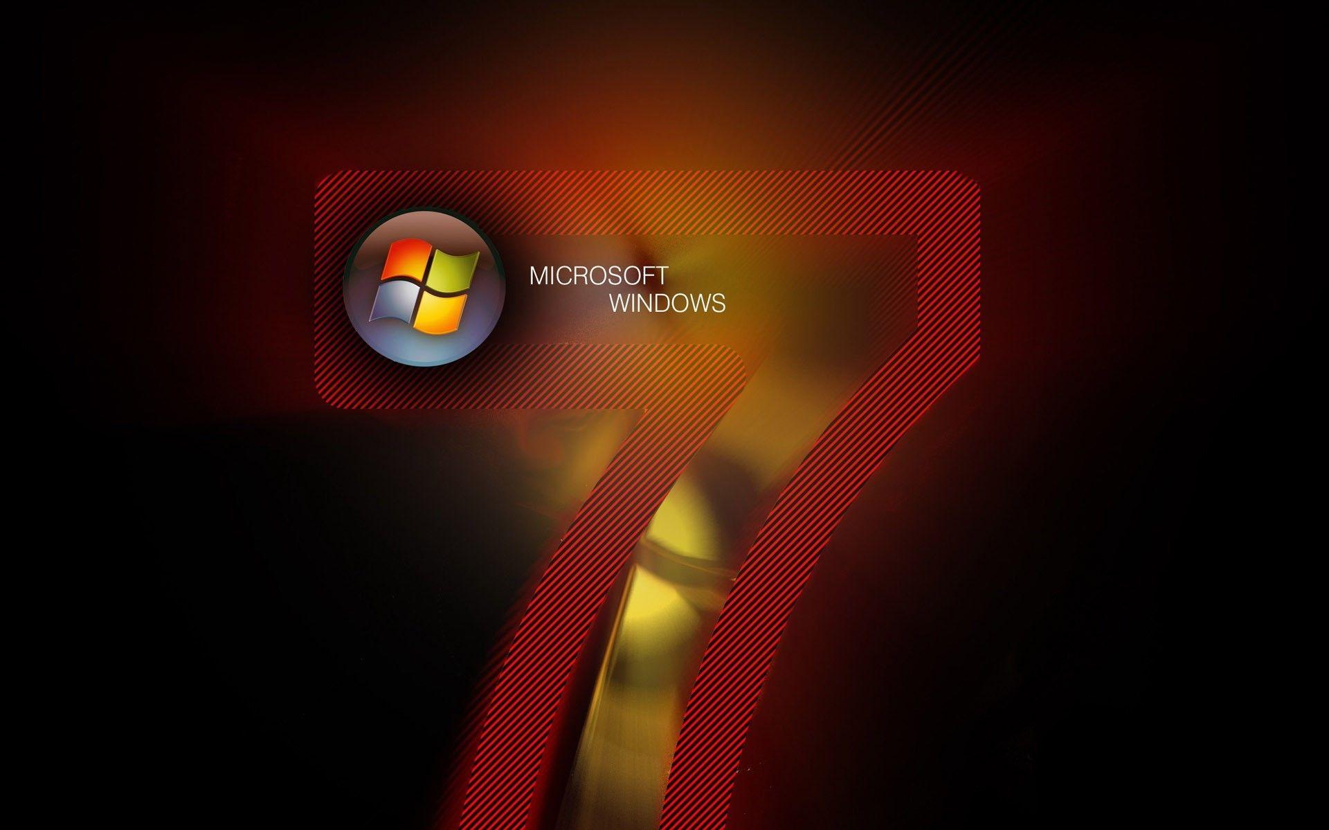 Black Windows Red Logo - Windows 7, Microsoft, Red, Logo, Black wallpaper and background