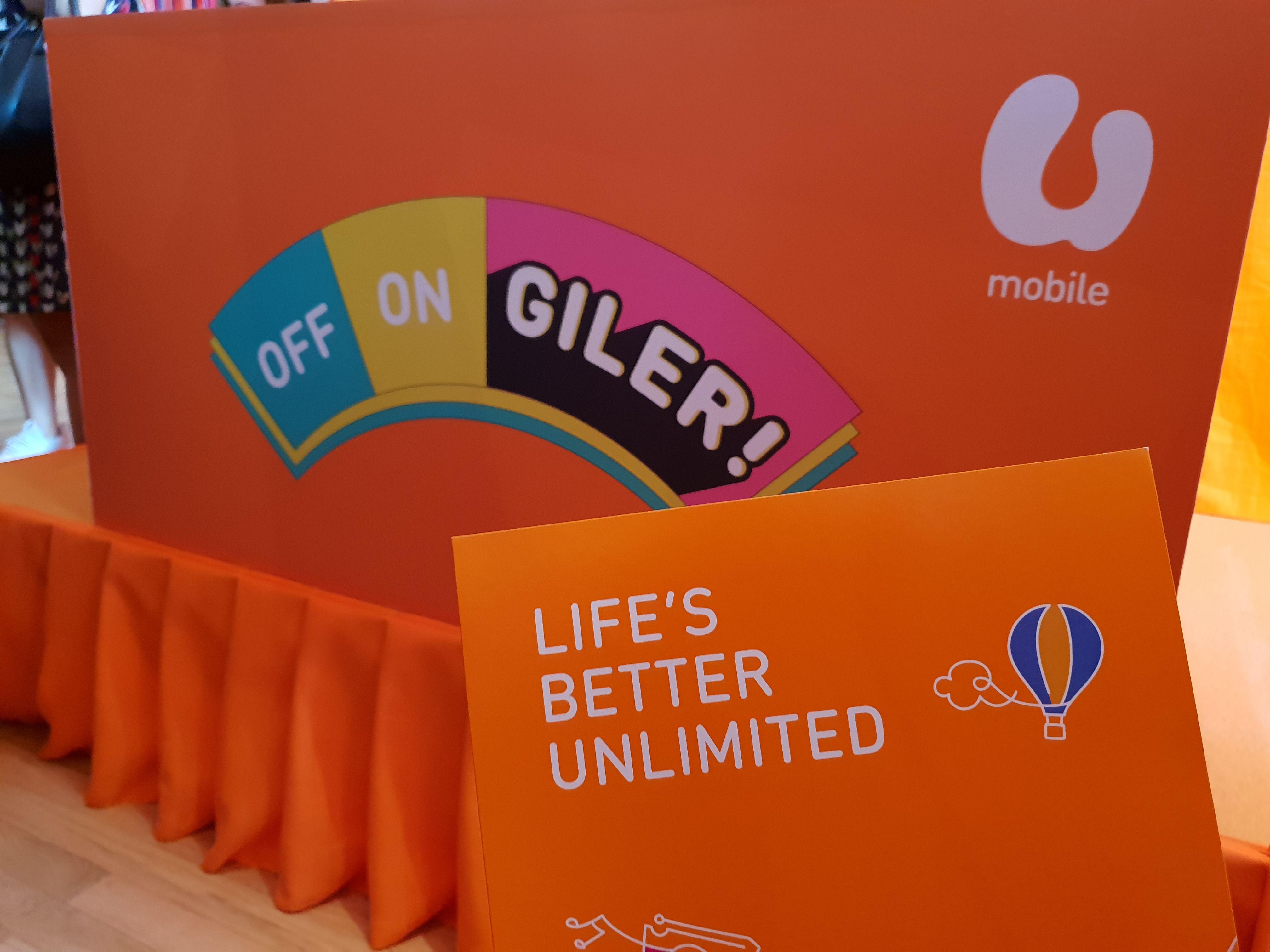 Orange U Mobil Logo - U Mobile Giler Unlimited Plans offer unlimited data from RM30/month ...
