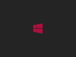 Black Windows Red Logo - Windows 8 Logo with Red Logo and Black Background free desktop
