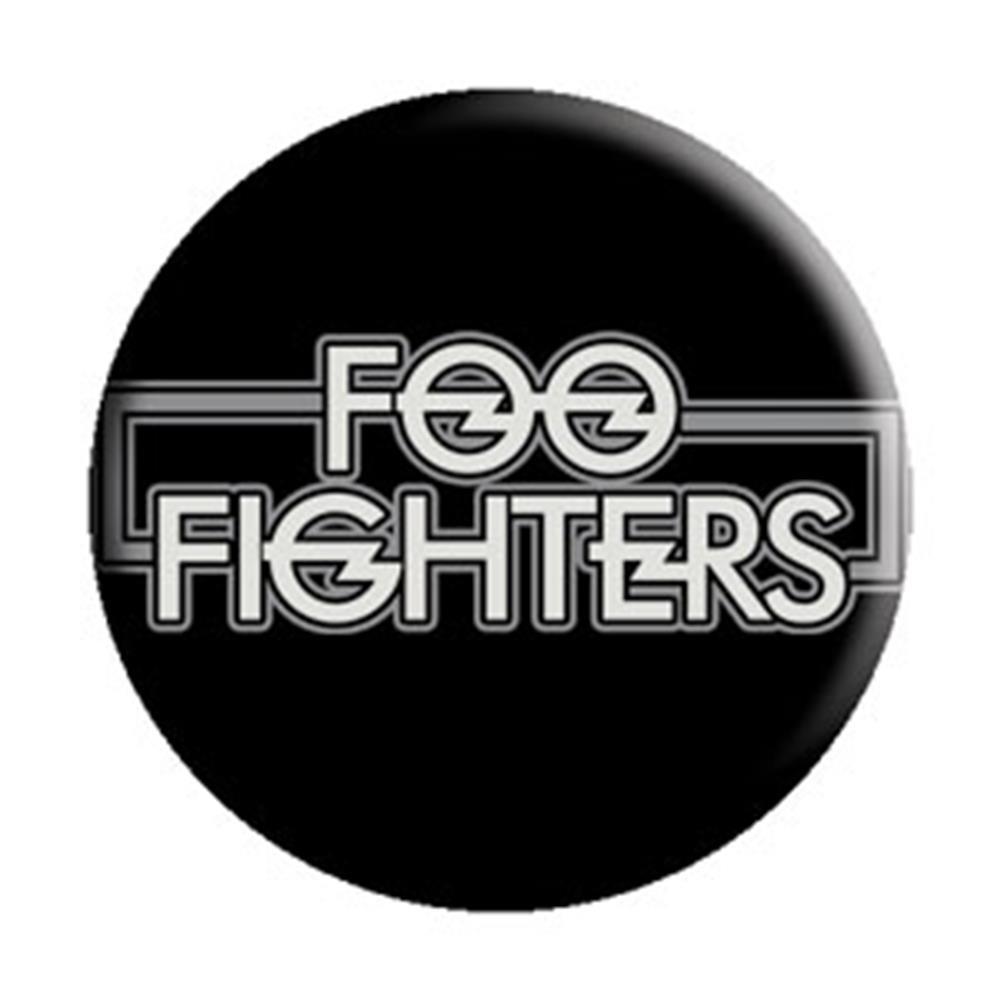 Foo Fighters Logo - Foo Fighters New Logo Button – RockMerch