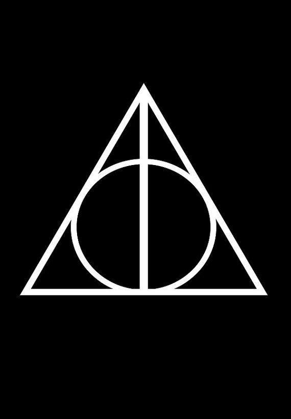 Always Harry Potter Logo - Deathly Hallows Logo Harry Potter Art Wall Art by geeksleeksheek ...