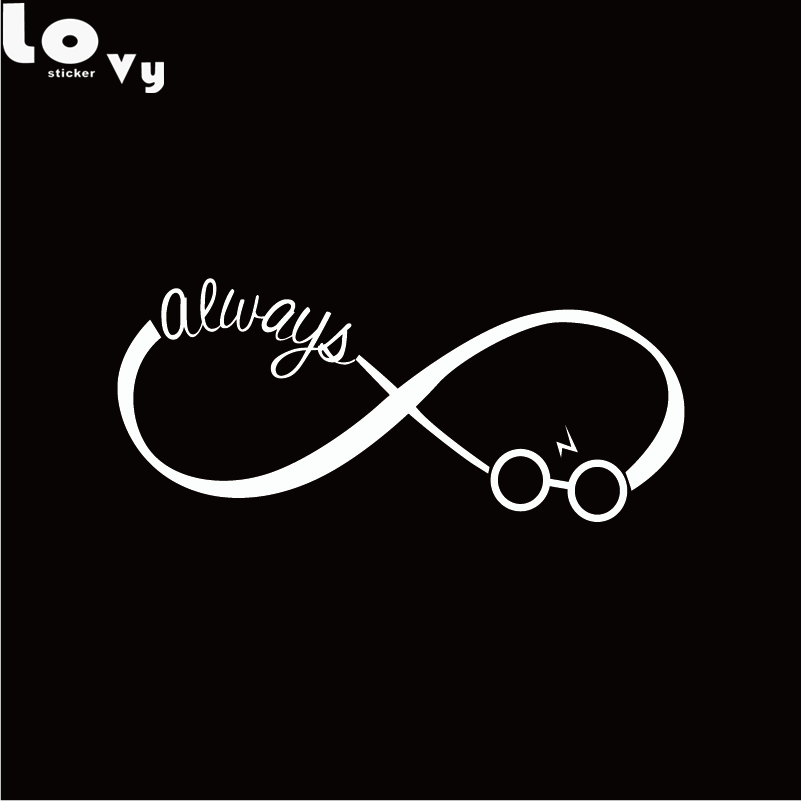 Always Harry Potter Logo - Classic Movie Harry Potter ALWAYS Vinyl Wall Sticker Creative Art ...