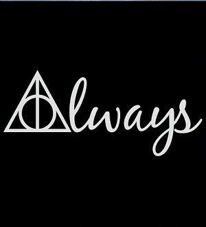 Always Harry Potter Logo - Always Harry Potter Deathly Hallows Decal Vinyl Sticker|Cars Trucks ...