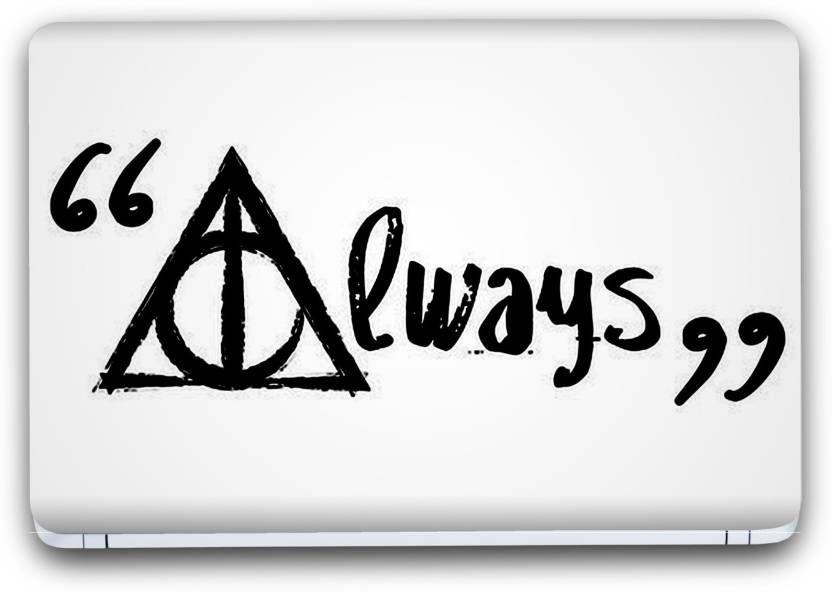 Always Harry Potter Logo - Saledart Always Harry Potter Vinyl Laptop Decal 15.6 Price in India ...
