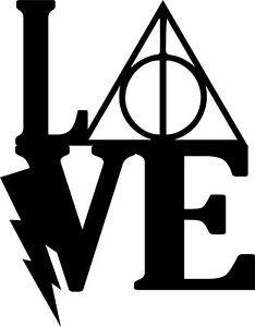 Always Harry Potter Logo - Love Always Harry Potter Die Cut Vinyl Decal - Logo Car Window ...