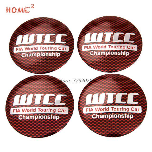 mm Car Logo - 56.5mm Car Wheel Hub Cap Stickers Tire Center Emblem Badge for WTCC ...