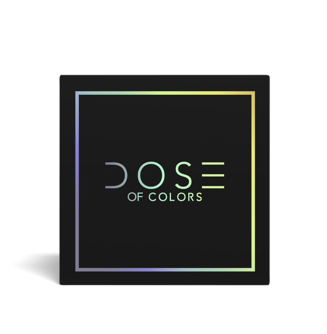 Dose of Color Logo - LOCK & KEY- Medium brown with Gold Reflects Eyeshadow of Colors