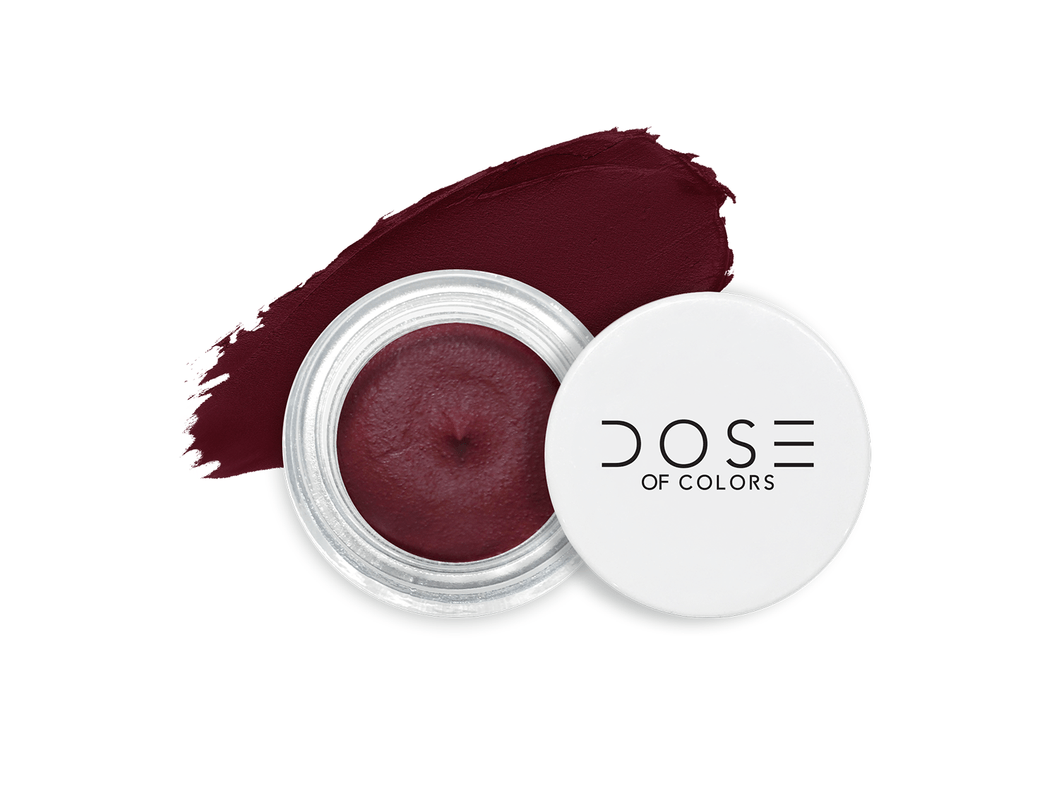 Dose of Color Logo - HIT THE ROAD - Garnet Matte Cream Eyeliner - Dose of Colors