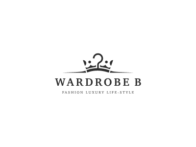 Cloth Logo - Wardrobe B | Creative, have fun | Clothing brand logos, Clothing ...