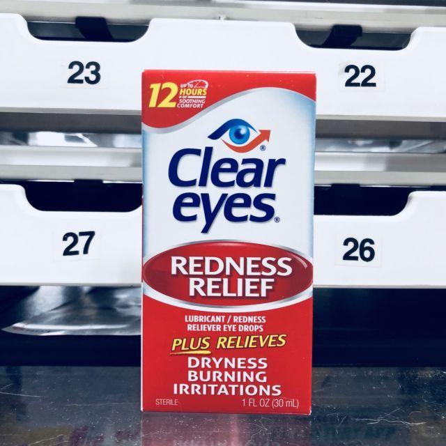 Clear Eyes Logo - Clear Eyes Redness Relief Eye Drops 1oz | eBay