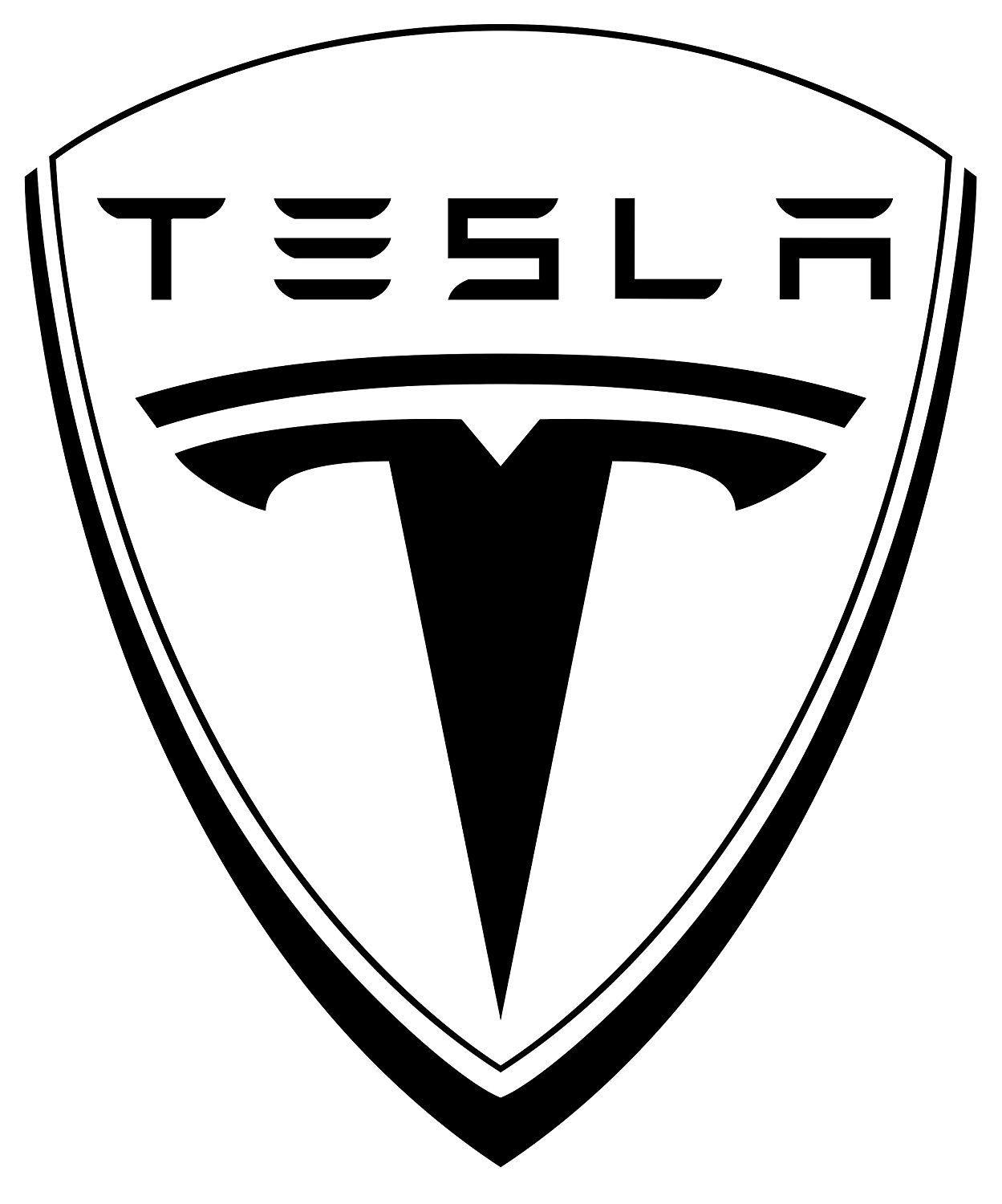Tesla Brand Logo - Amazon.com : Large Tesla Logo Wall Decal Decals Vinyl Sticker Car ...