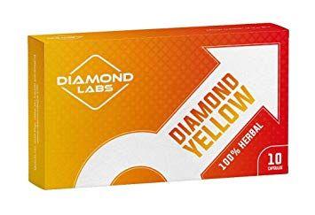 Health Product Yellow Logo - New Ultra-Strong Diamond Yellow. Premium Effective Natural Food ...