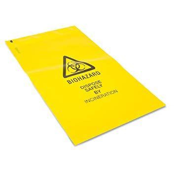 Health Product Yellow Logo - Reliance Medical Small Clinical Waste Bag: Amazon.co.uk: Health ...