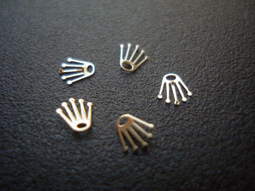 Rolex Crown Logo - 10 Pcs Silver Rolex Crown Logo For Mens Rolex DateJust Or Day-Date Or  Daytona dial