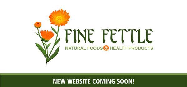 Health Product Yellow Logo - Fine Fettle Natural Foods and Health Products