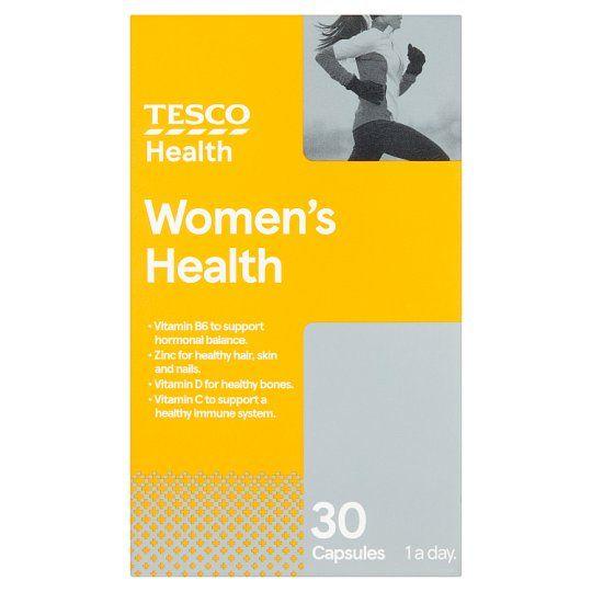 Health Product Yellow Logo - Tesco Womens Health Vitamins X 30 - Tesco Groceries