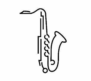 Saxophone Logo - Saxophone Logo Gifts on Zazzle