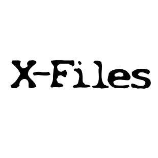 X-Files Logo - X Files Logo Famous Logos Decals, Decal Sticker
