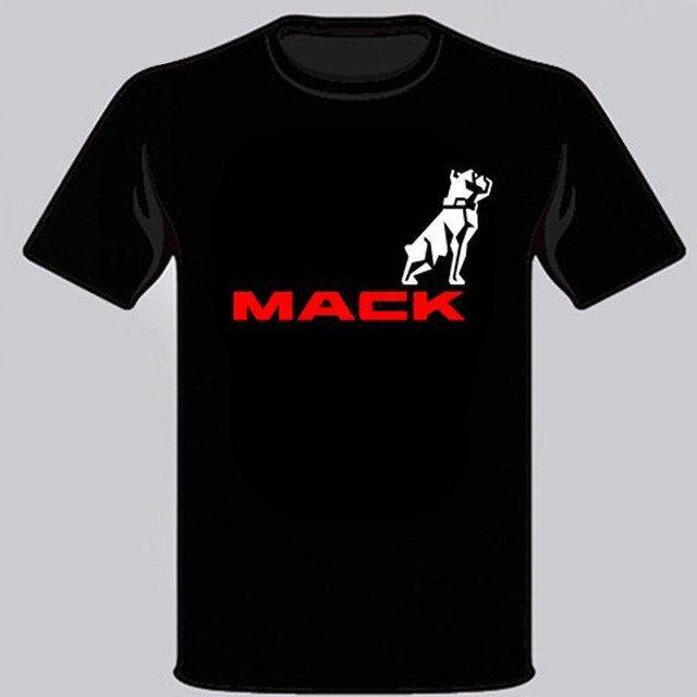 New Mack Logo - New Mack Truck Bulldog Trucker Logo Men's Black T Shirt Size S M L ...