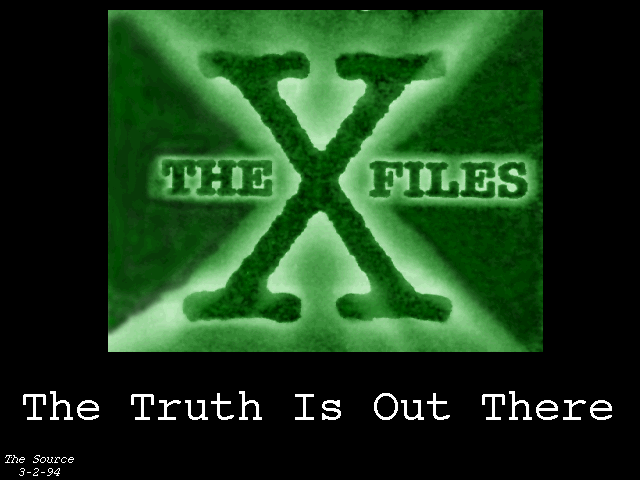 X-Files Logo - Montoya's X Files Picture (aka The Source)