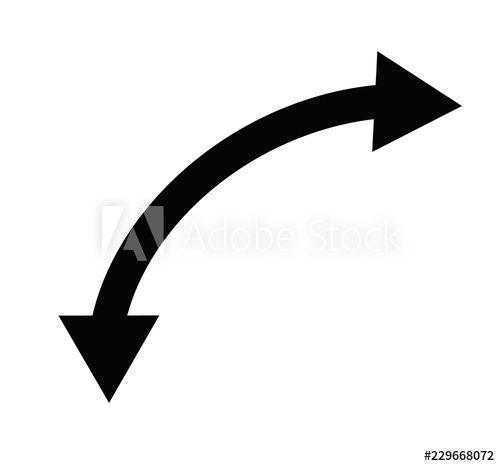 U-turn Like a Arrow Logo - U-Turn icon on white background. flat style. U-Turn sign for your ...