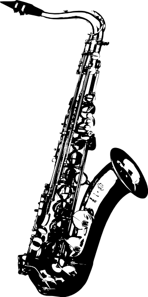 Saxophone Logo - Saxophone Music Clip Art at Clker.com - vector clip art online ...