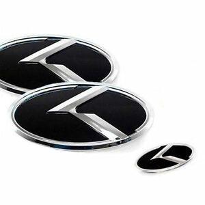 USA K Logo - 3D K Logo Front Rear Horn Emblem 3p For 2016 2018 Kia Sorento USA ...
