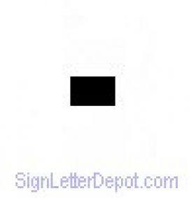 Dash Symbol Logo - Pronto Gemini Rigid Letters - Individual Gemini Letters and Numbers