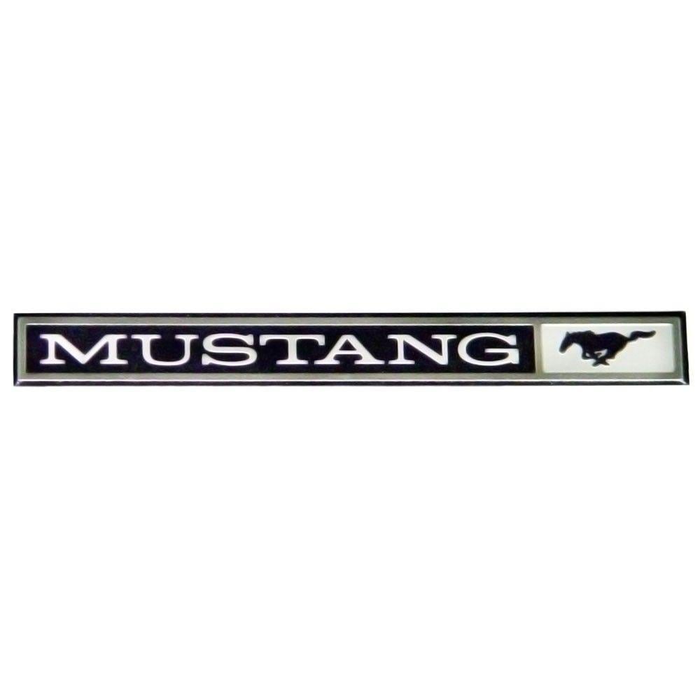 Dash Symbol Logo - Mustang Dash Emblem Mustang Script 1969 1970. CJ Pony Parts