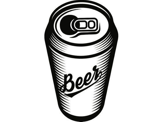 Beer Can Logo - Beer Can 2 Bar Pub Tavern Bartender Aluminum Six Pack Drink | Etsy