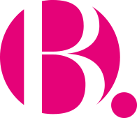 Pink B Logo - B logo - Veganuary