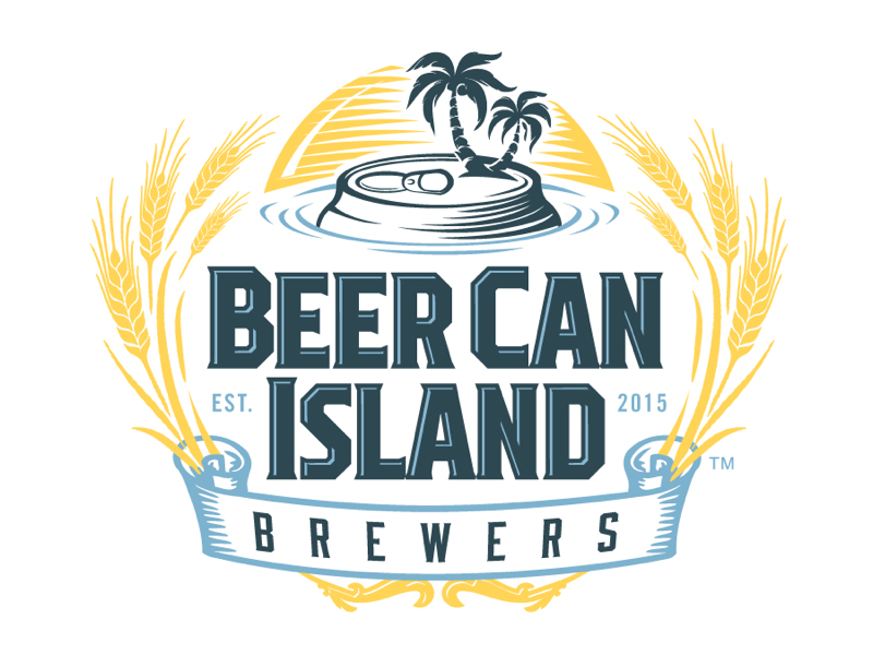 Beer Can Logo - Beer Can Island Brewers Logo by Justen Hong | Dribbble | Dribbble