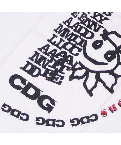 Stensle CDG Logo - CDG : DREAMLAND TEE WHITE