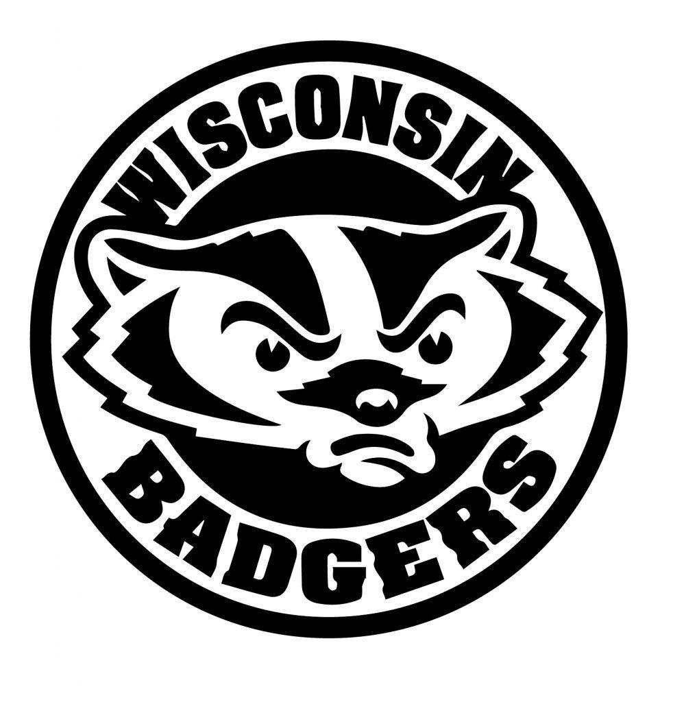 Stensle CDG Logo - Wisconsin Badgers Stencil | Stencils | Wisconsin badgers, Wisconsin ...