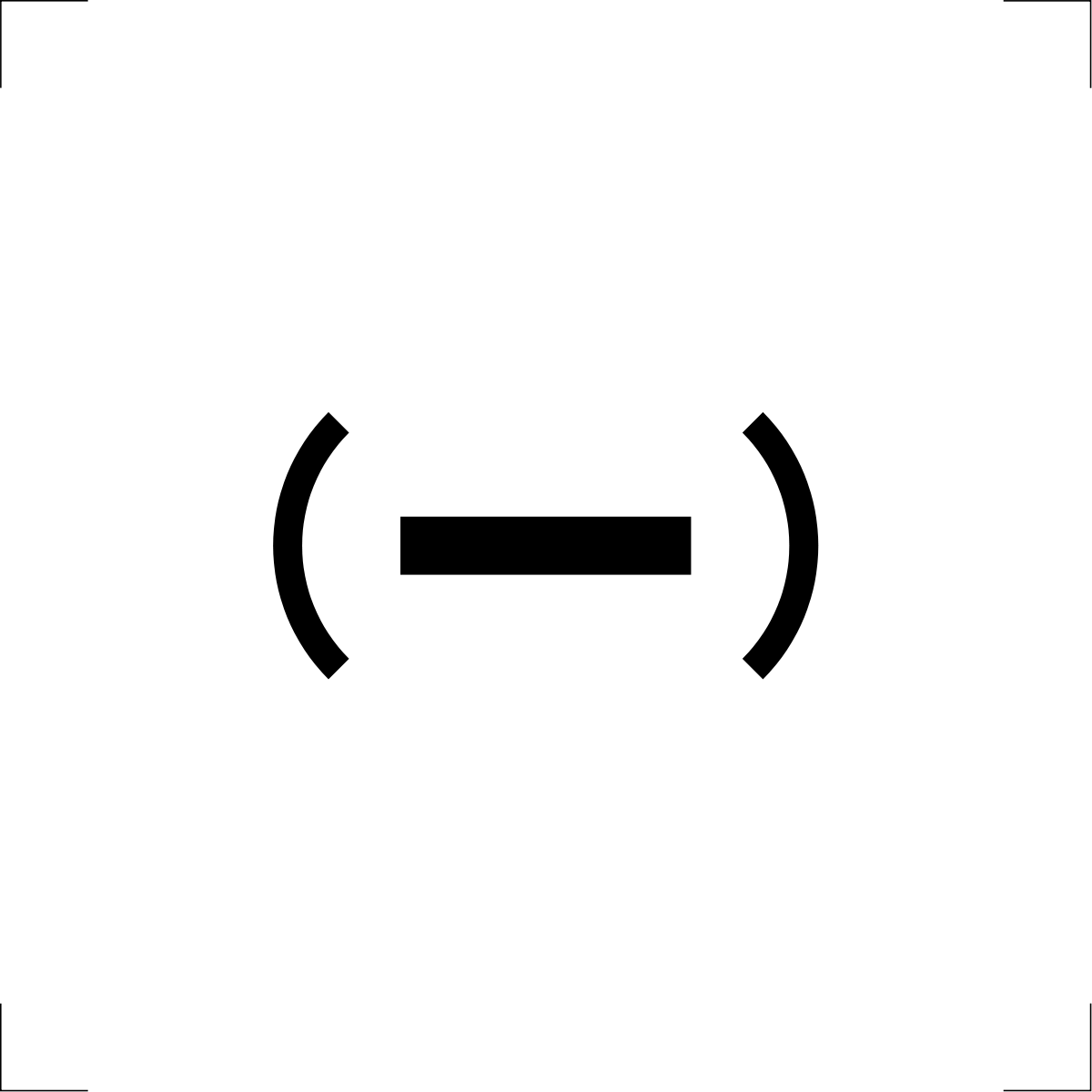 Dash Symbol Logo - Soft hyphen