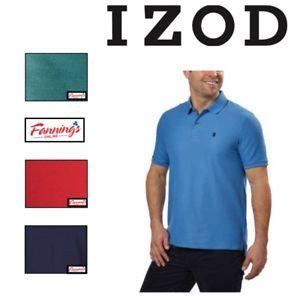 Izod Golf Logo - IZOD Men's ADVANTAGE PERFORMANCE POLO GOLF SHIRT UPF WICKING MANY ...