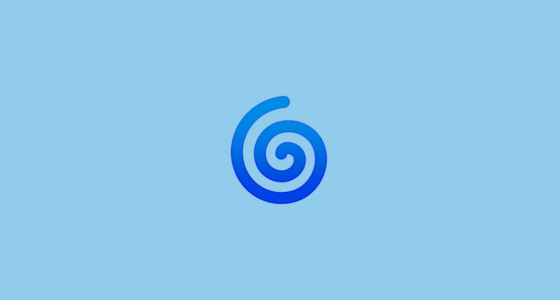 Green Spiral Eye Logo - 