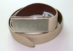 Izod Golf Logo - Men's IZOD Genuine Leather Golf Belt Size 42 44 46 Tan Logo Plaque ...