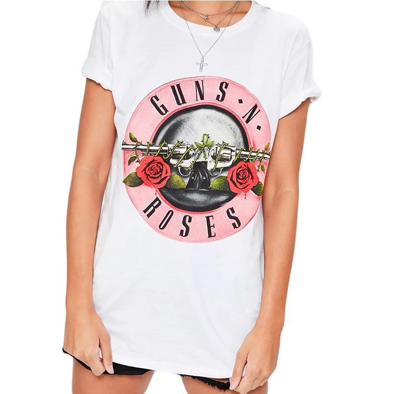 Pink Guns N' Roses Logo - Guns N Roses - Big Logo Pink T-shirt | XanacityToronto | Shirt